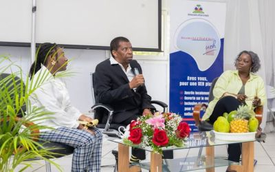 Dany Laferrière returns to Haiti for a literary tour and meets with university students