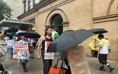 Protesters Decry Chinatown Museum's Acceptance of “Jail Money” at Town Hall