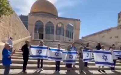 Israelis sing national anthem inside Al-Aqsa Mosque during raid